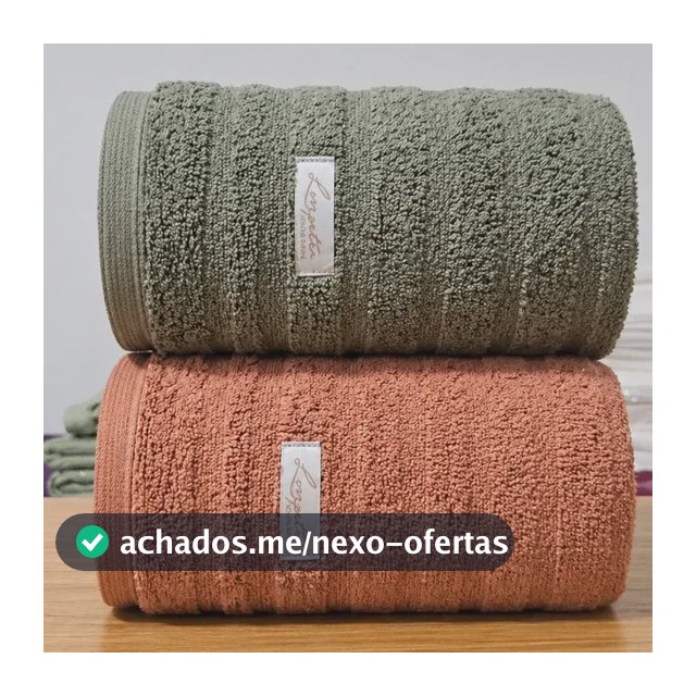 Kit 2 Toalhas De Banho Grande Grossa 600g Algodão Superluxo