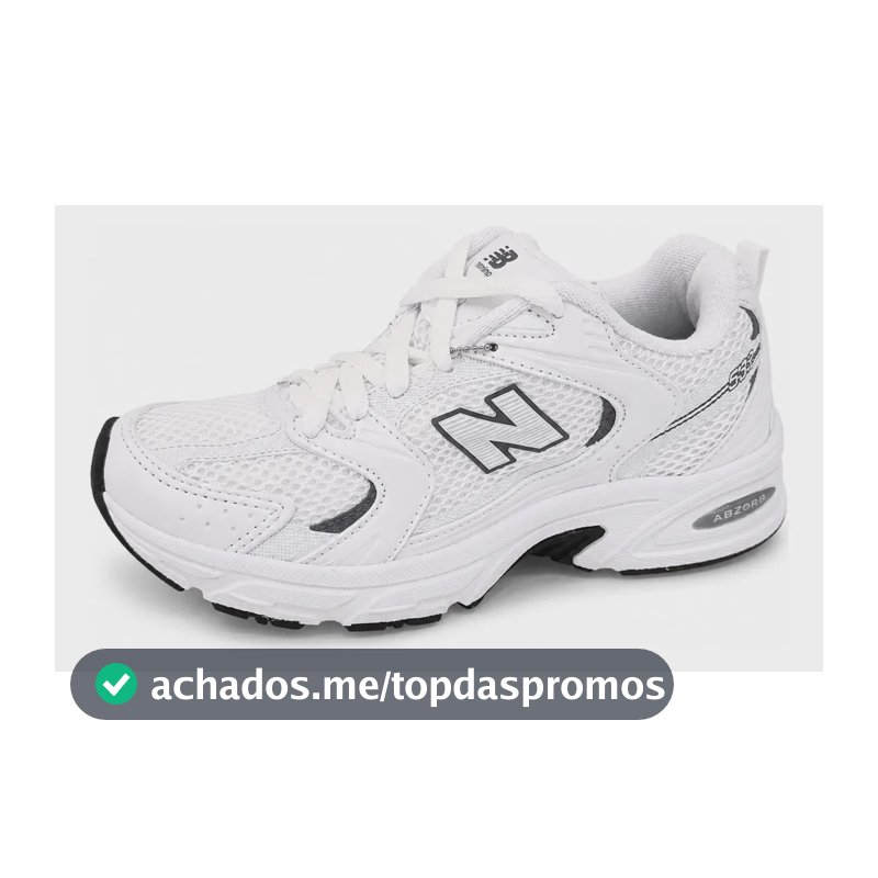 Tenis Feminino New Balance 530 Academia Caminhada Branco/cinza 36,0 Br