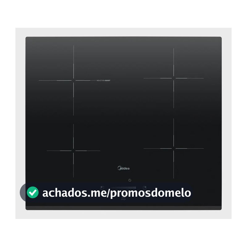 Cooktop 4 Bocas De Indução Even Pro Midea Cor Preto