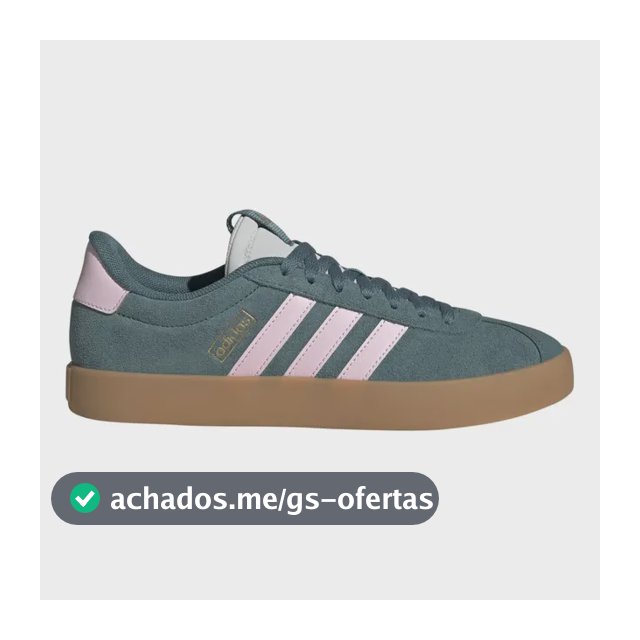 Tênis Feminino Vl Court 3.0 adidas Verde Liso 39 Br