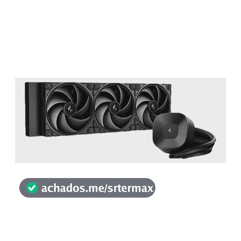 Refrigeração preta Deepcool Le360 V2 Zero Black 3400 Rpm