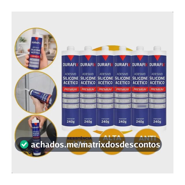 Silicone Acético Vedação Construção Vidro Box Profissional