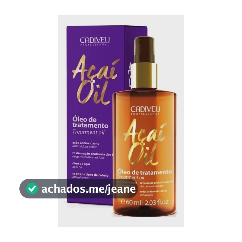 Cadiveu Açaí Oil Óleo De Tratamento 60ml