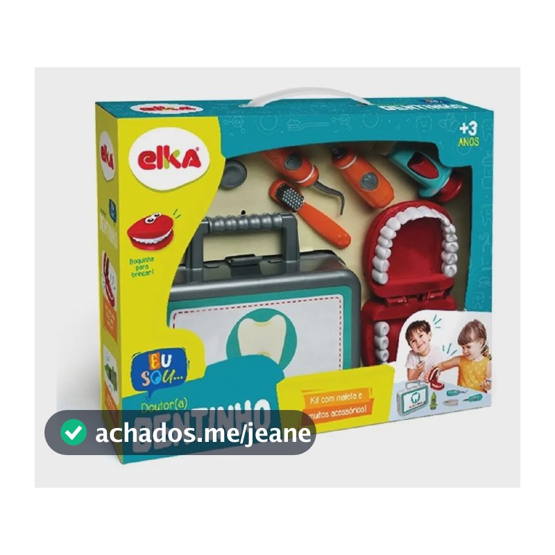 Kit Maleta Eu Sou Doutor Dentinho 952 - Elka