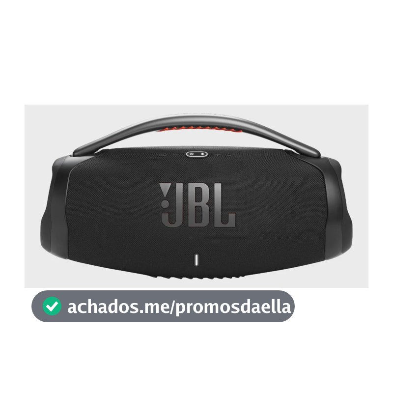 Caixa De Som Boombox 3 Bluetooth Preta Jbl