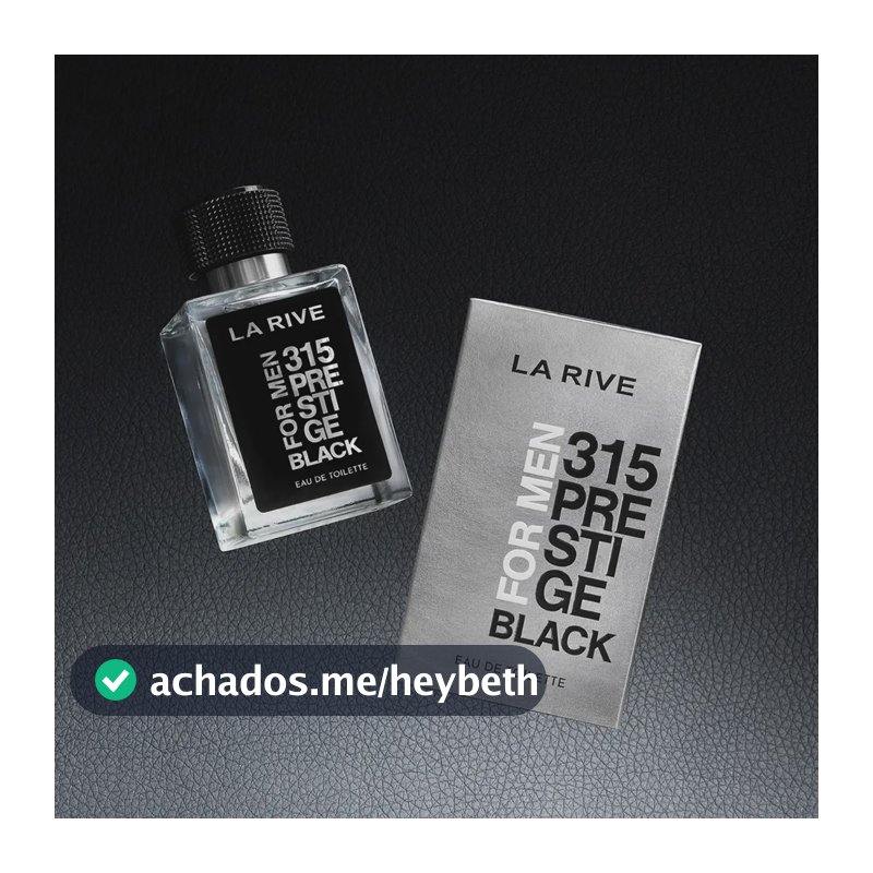 Perfume La Rive 315 Prestige Black Eau De Toilette Masculino - 100ml