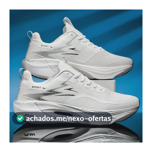 Tênis De Corrida Respiráveis Soft Sole Rebound  Branco 43 Eu