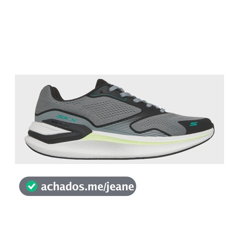 Tênis De Corrida Masculino Go Run Consistent Pro Skechers Cinza-escuro Liso 40 Br