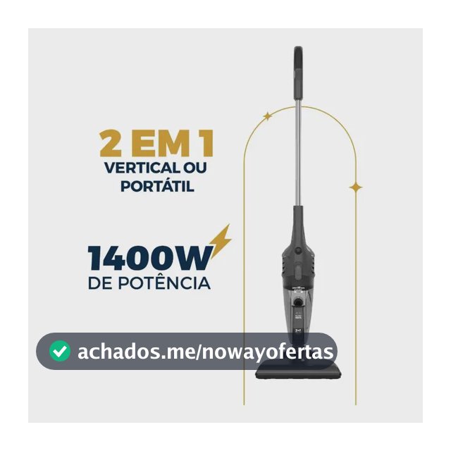 Aspirador Vertical Britânia Aspiradores BAS1450C 1.1L cinza N/A BAS1450C
