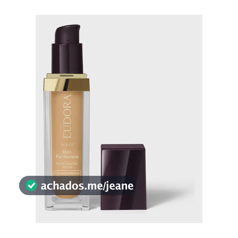 Eudora Make Skin Perfection Base Líquida Matte Cor 170q 30ml