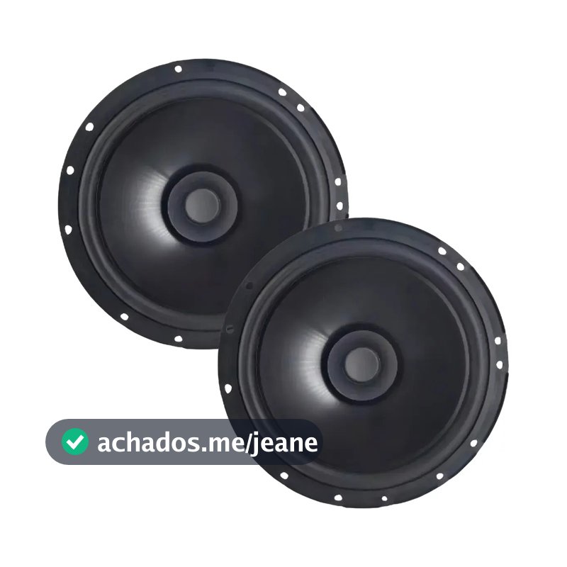 Par Alto Falante Automotivo Bomber Montadoras 6 pol - 110w Rms Cor Preto