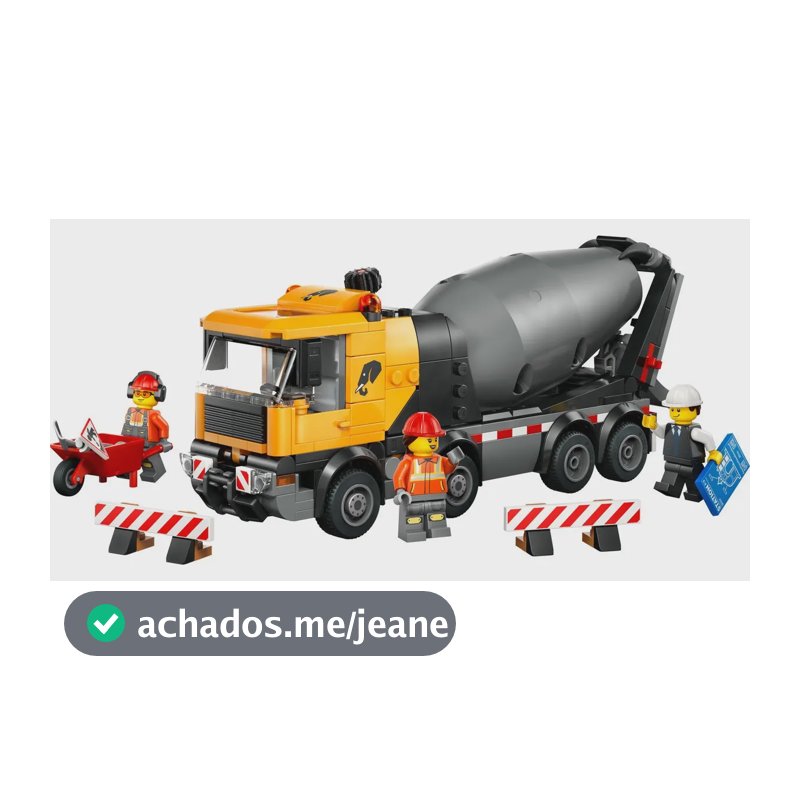 Brinquedo de construção de caminhão LEGO® City Trompo 60478