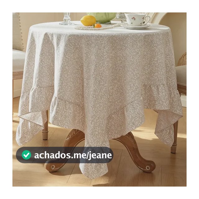 Generic Square Tablecloth 140x140 Cm Marrom