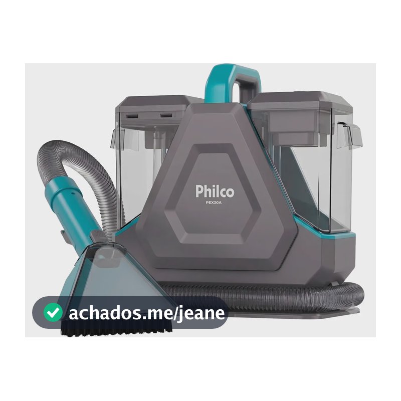 Extratora de Sujeira Portátil Philco PEX30A Borrifa Esfrega e Extrai 2000W 2,6L de Potência e Bico de Autolimpeza