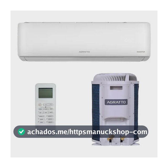 Ar Split Agratto Zen 9.000 Btus Frio Inverter 220v Branco 220v