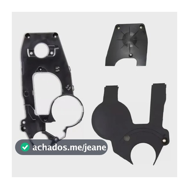 Capa Correia Dentada Onix 1.0 1.4 2012 2013 2014 2015 2016 Preto