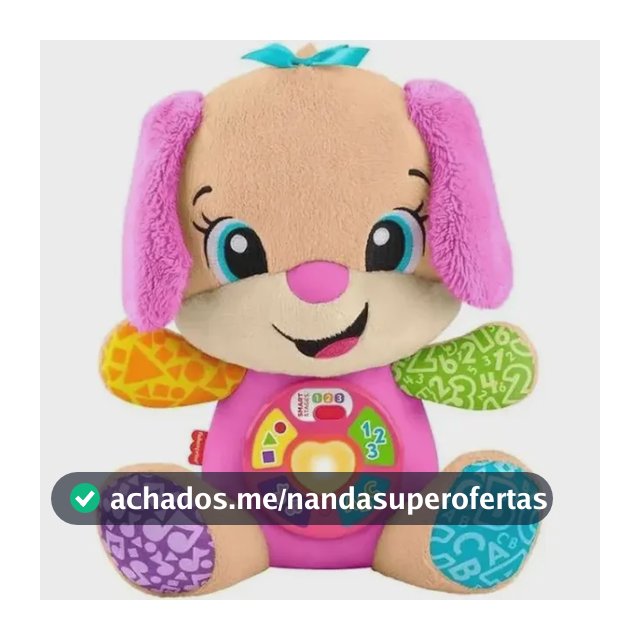 Fisher-price - Pelúcia Irmã Do Cachorrinho - Mattel Jfd30 Cor Rosa