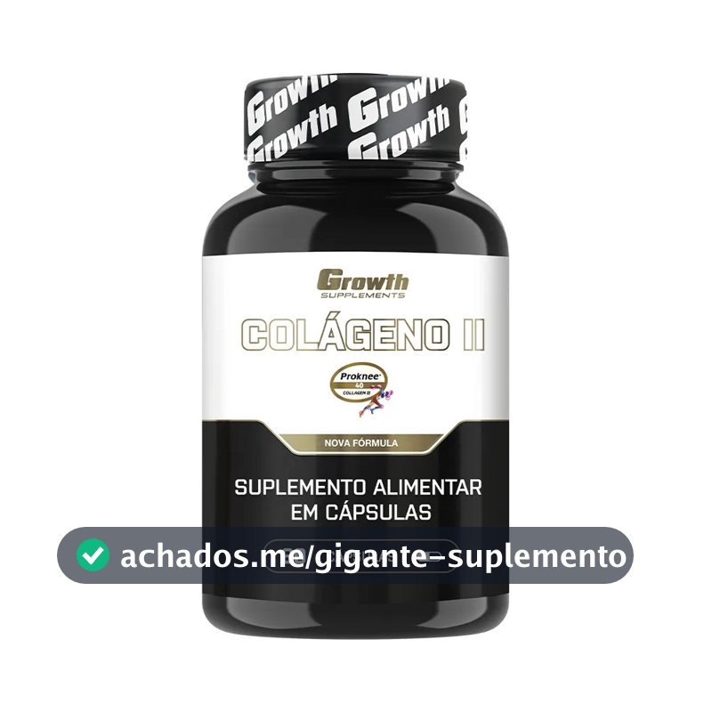 Colágeno Tipo 2 60 cáps. Growth Supplements