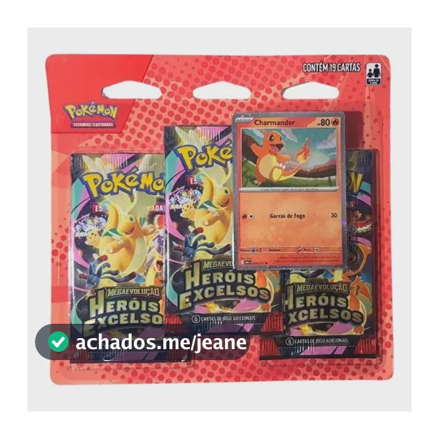 Copag Blister Triplo Pokémon Heróis Excelsos