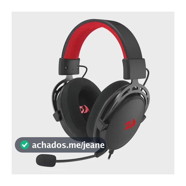 Headset Gamer Redragon Cragblade H541, Drivers De 53mm Preto