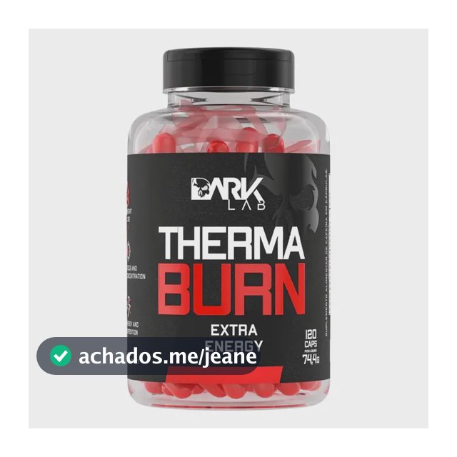 Termogênico Therma Burn 210mg De Cafeína 120 Caps Dark Lab Sabor Sem Sabor