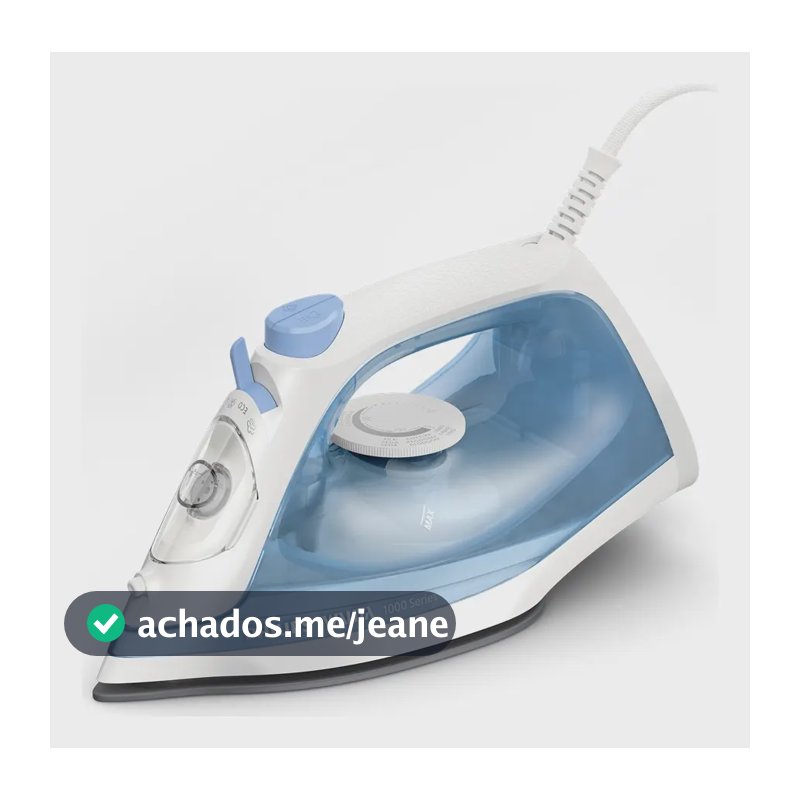 Ferro de Passar a Vapor Philips Walita Dst1050 Série 1000 1700w Azul e Branco