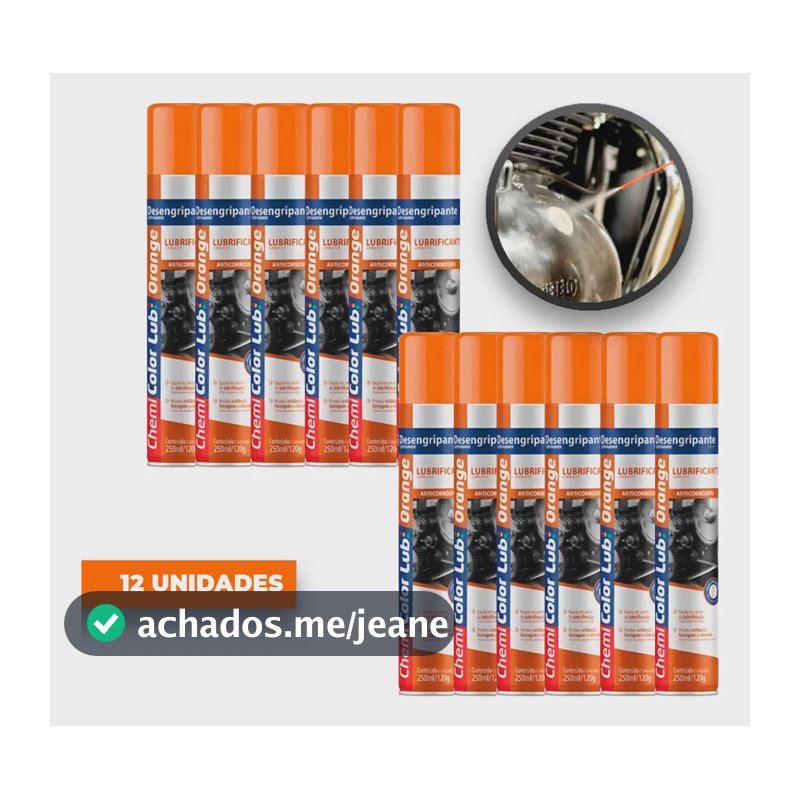 Desengripante Chemicolor Spray Anticorrosivo Anti Ferrugem 250ml