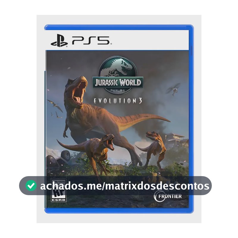 Jurassic World Evolution 3 Ps5 Fisico