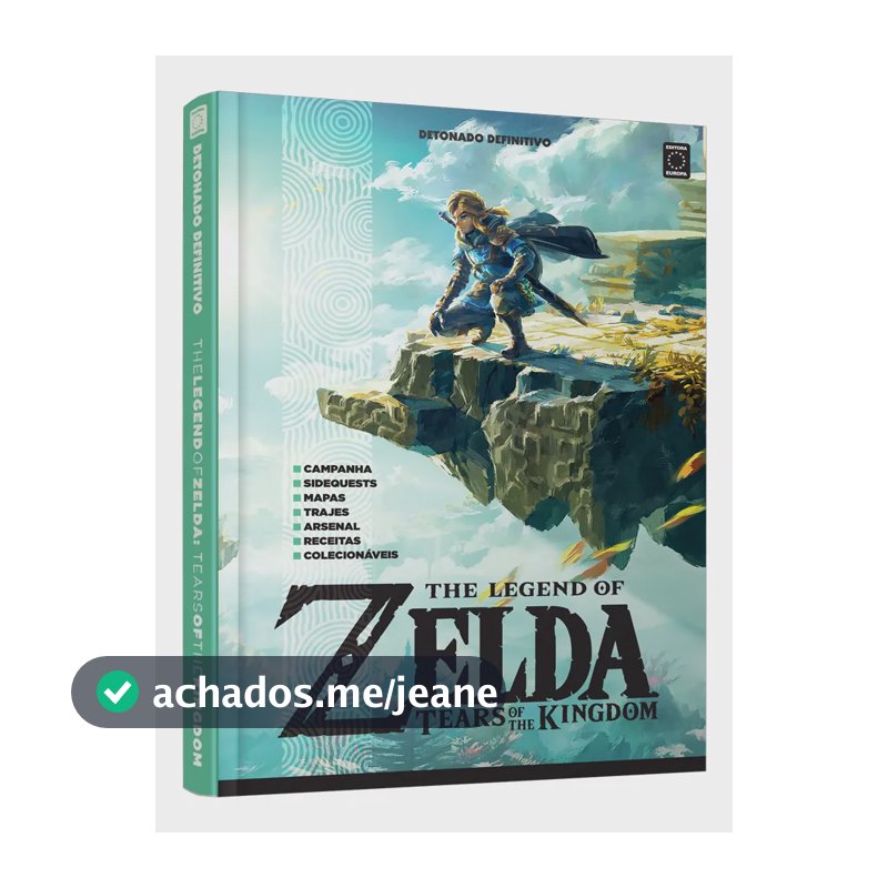 Zelda: Tears Of The Kingdom - Detonado Definitivo - Capa Dura