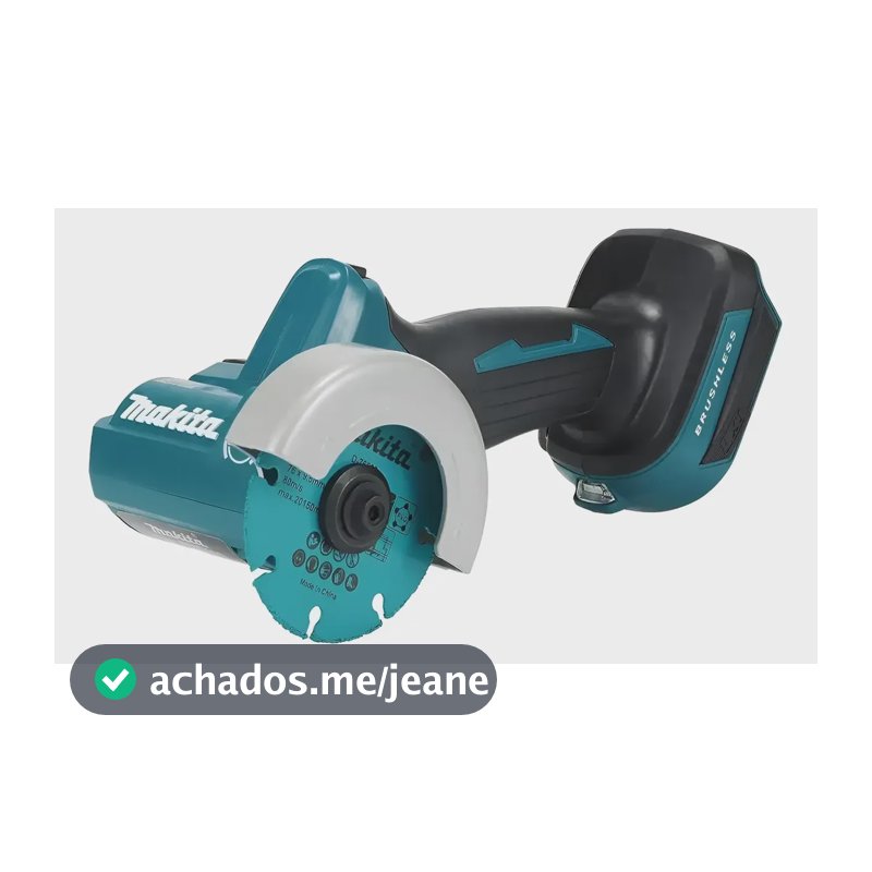 Cortadora Angular Makita Dmc300z 18v Lxt Compacta S/ Bateria Azul-petróleo 18v