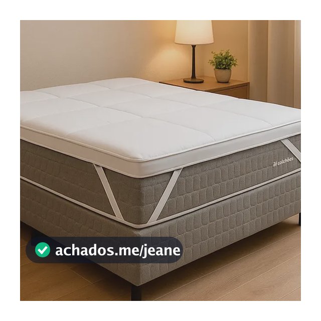 Pillow Top Premium Solteiro Ultra Macio De Fibra Siliconada
