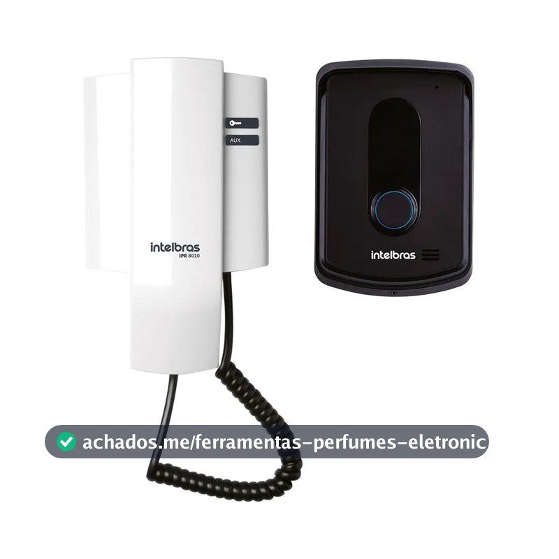 Porteiro Residencial Ipr 8010 Preto/Branco Intelbras