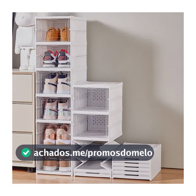 Sapateira Organizador Sapatos Empilhável Vertical 6 Andares