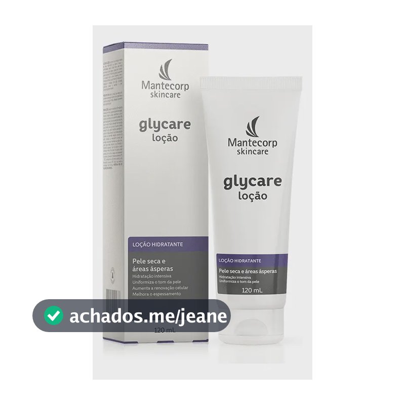Hidratante Corporal Glycare Loção de 120ml Mantecorp