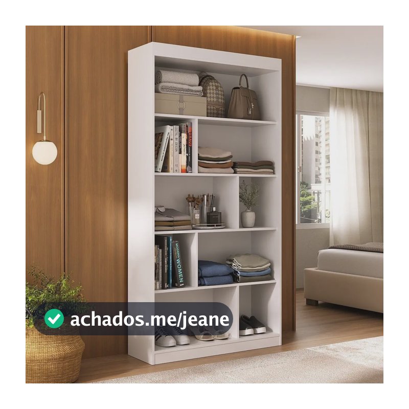Estante Para Quarto Artemis Espresso Móveis