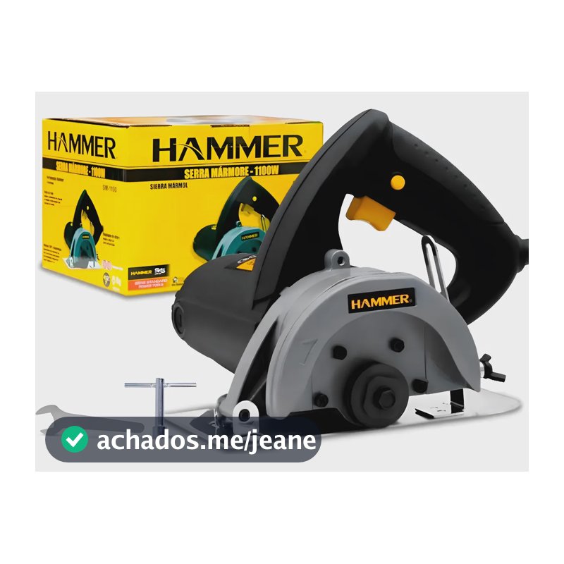 Serra Mármore Profissional Hammer Sm1100 1.1kw Tipo/makita 220v