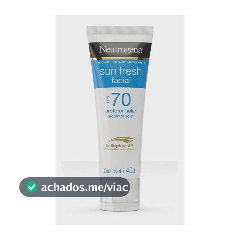 Protetor solar facial sun fresh fps 70 40g Neutrogena