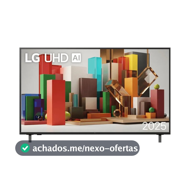 Smart TV Profissional 4K 55" LG UHD 55AU801 Processador α7 AI Ger8 Super Upscaling Google Cast Alexa Integrado Controle AI Smart Magic WebOS 25