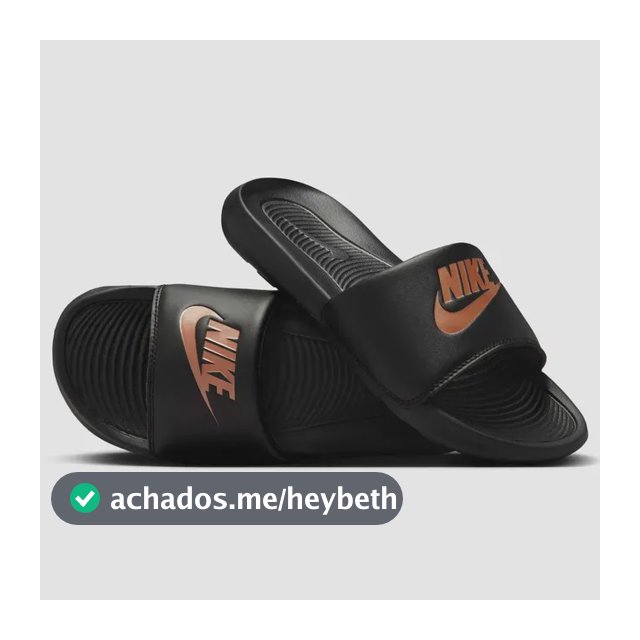 Chinelo Nike Victori One Preto