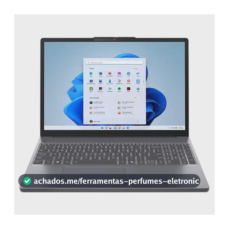 Notebook Lenovo IdeaPad Slim 3 com AMD Ryzen 7 8840HS, 8GB de RAM e SSD de 512GB – Linux