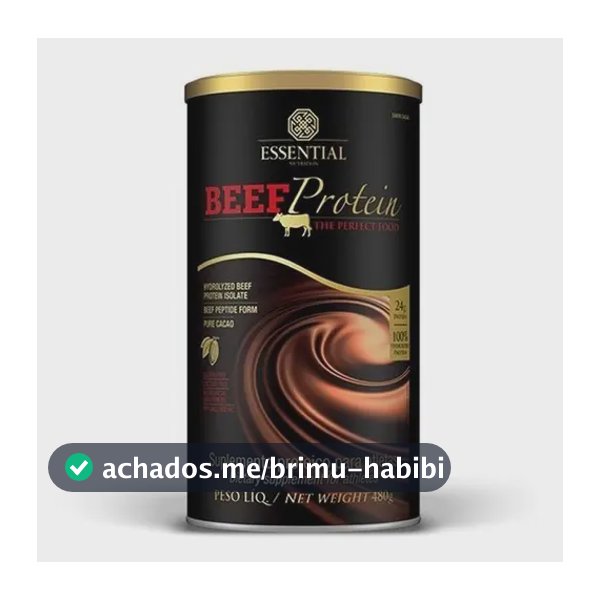 Beef Protein Essential Nutrition 480g Cacao