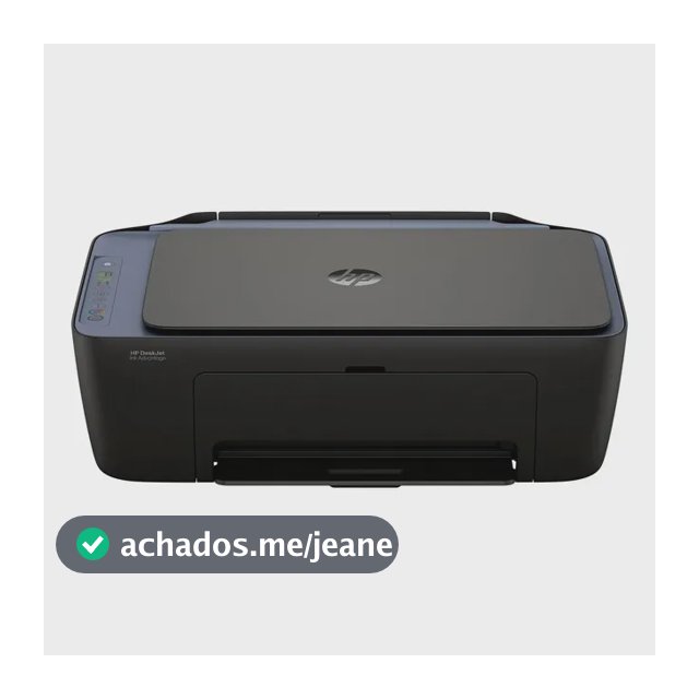 Impressora Multifuncional Hp Deskjet Ink Advantage 2975 Colorida 1 Usb 2.0 De Alta Velocidade Wi-fi De Banda Dupla - 100 A 240 Vca - Aj4y4a#ak4 Preto 127/220v