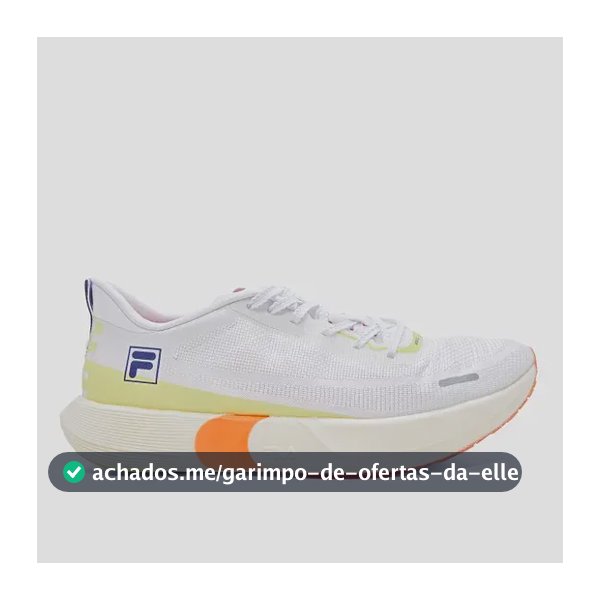 Tenis Fila Kr7 Pro  Com Placa Carbono Corrida Maratona Branco Lisa 43 Br