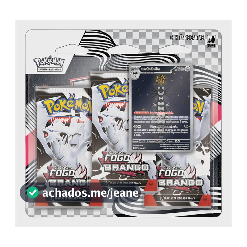 Cartas Pokémon Escarlete Violeta Fogo Branco Gothitelle; Português