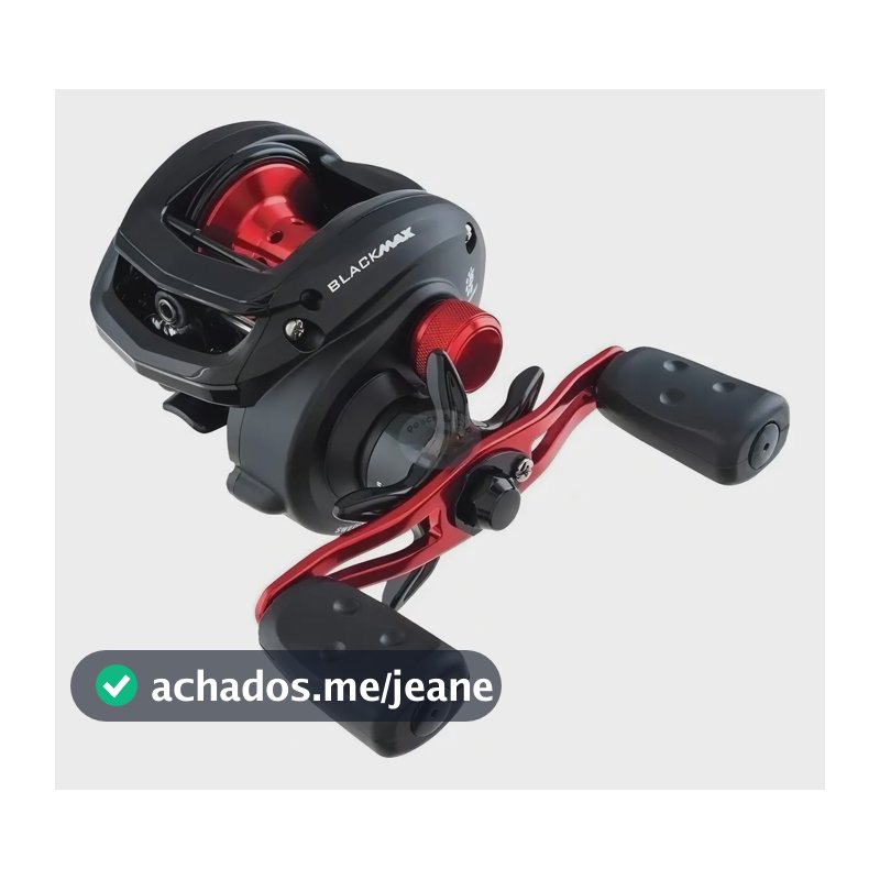 Carretilha Abu Garcia Black Max BMAX3 esquerdo color preto