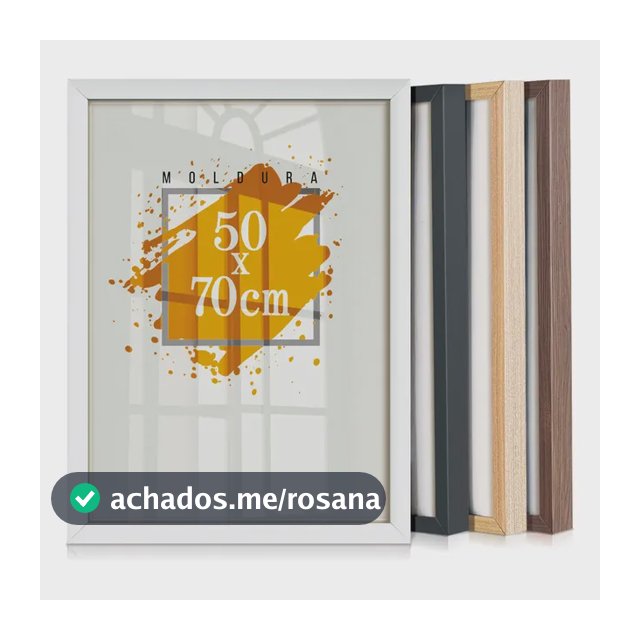 Moldura 50x70 Grande Para Quadro Caixa Alta Com Acetato