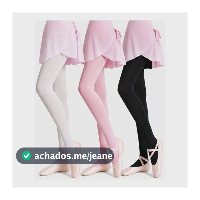 Meias Calça Ballet Jazz Infantil Fio 40 Tradicional Menina
