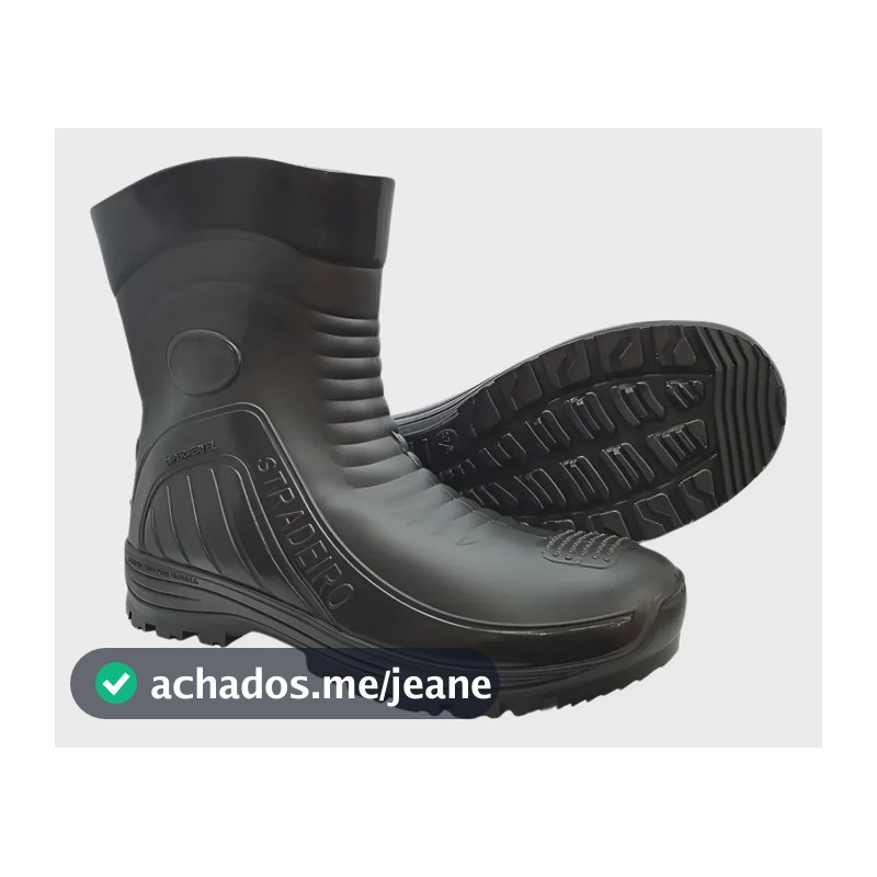 Bota Chuva Impermeavel Motociclista Moto Motoboy Motoqueiro Preto 41/42
