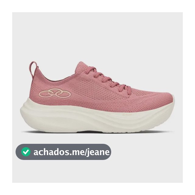 Tênis Olympikus Pluma Super Leve Original Esportivo Academia Rosa 40 Br