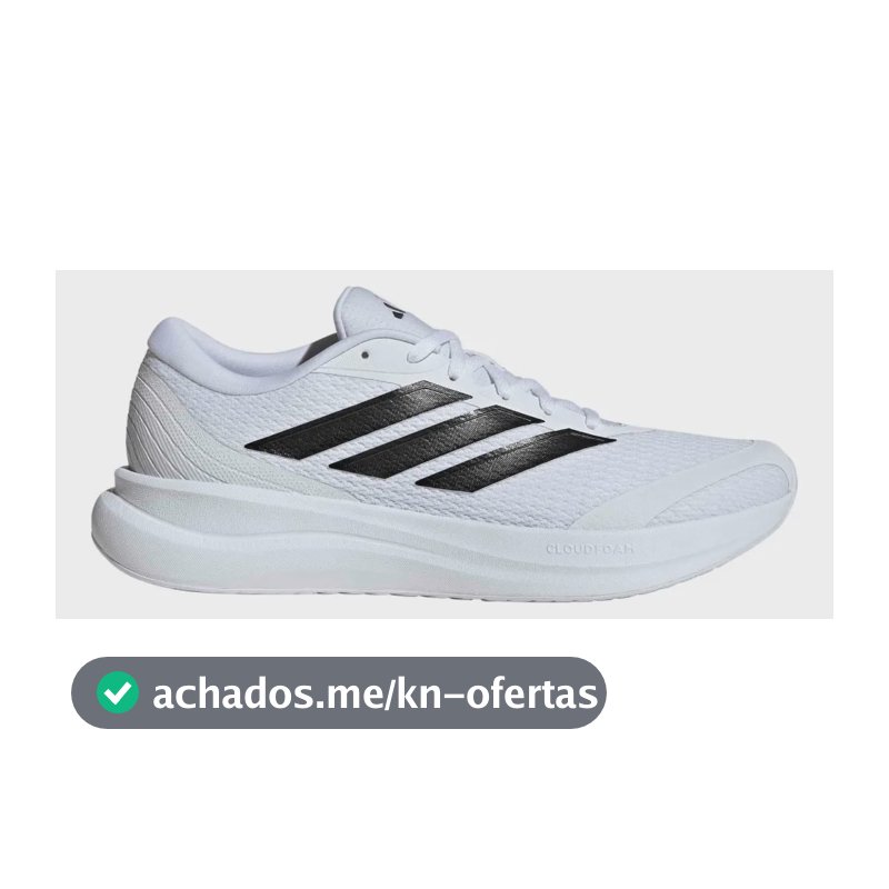 Tênis De Corrida Masculino Runfalcon 6 Cloudfoam adidas Branco Liso 40 Br
